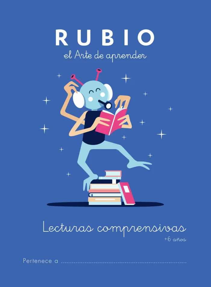 Cuaderno +6 Lecturas comprensivas RUBIO, 9788494727566