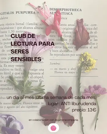 CLUB DE LECTURA PARA SERES SENSIBLES